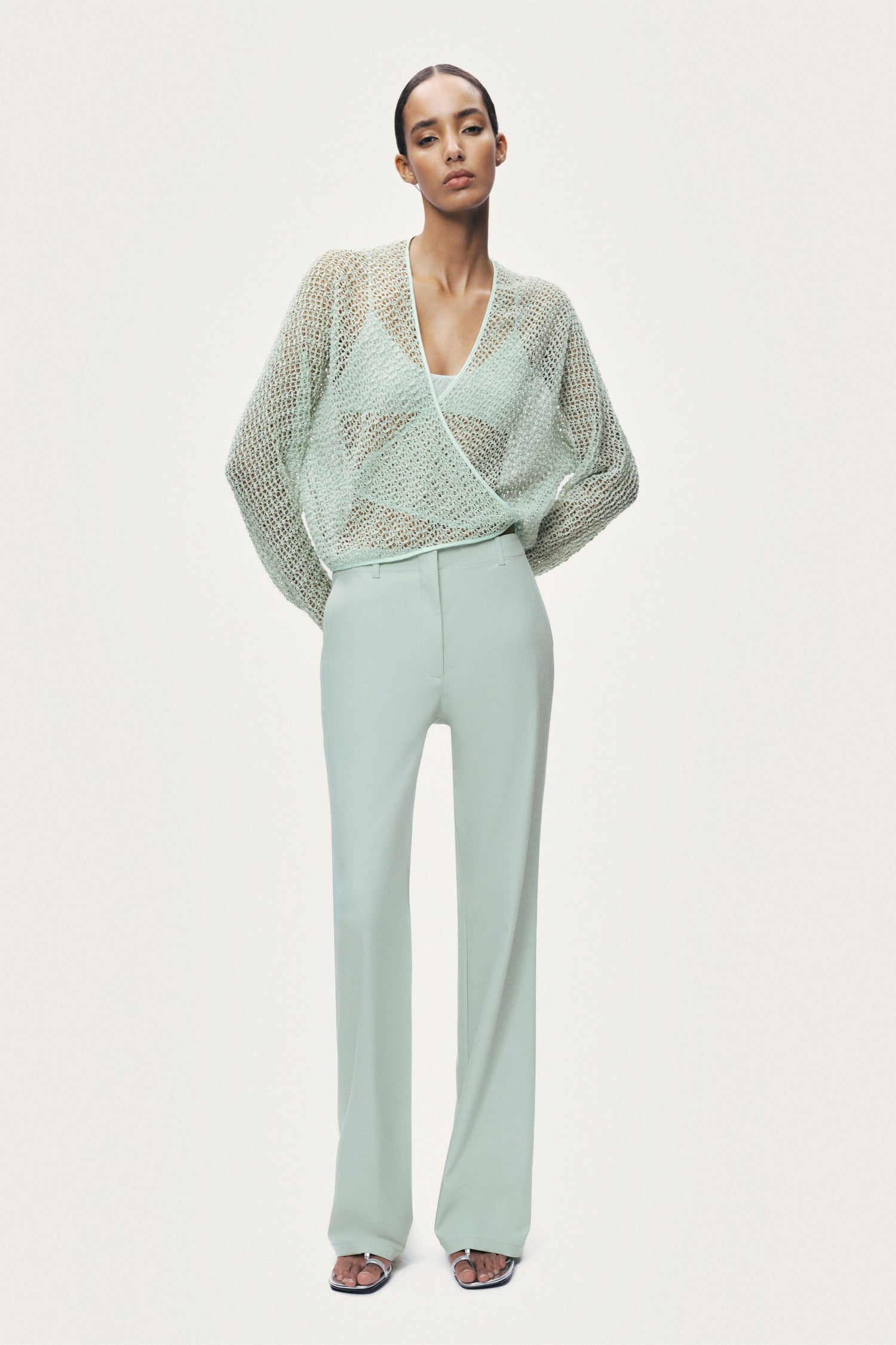 Straight-Leg Trousers
