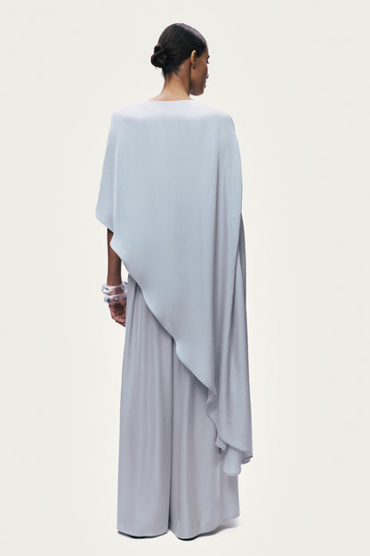 Asymmetric-Detail Blouse