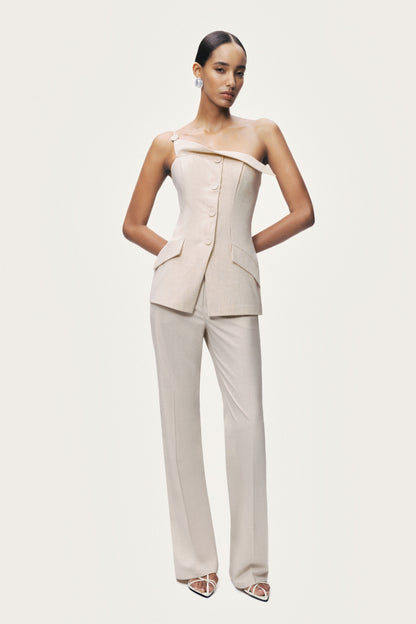 Asymmetric One-Shoulder Blouse