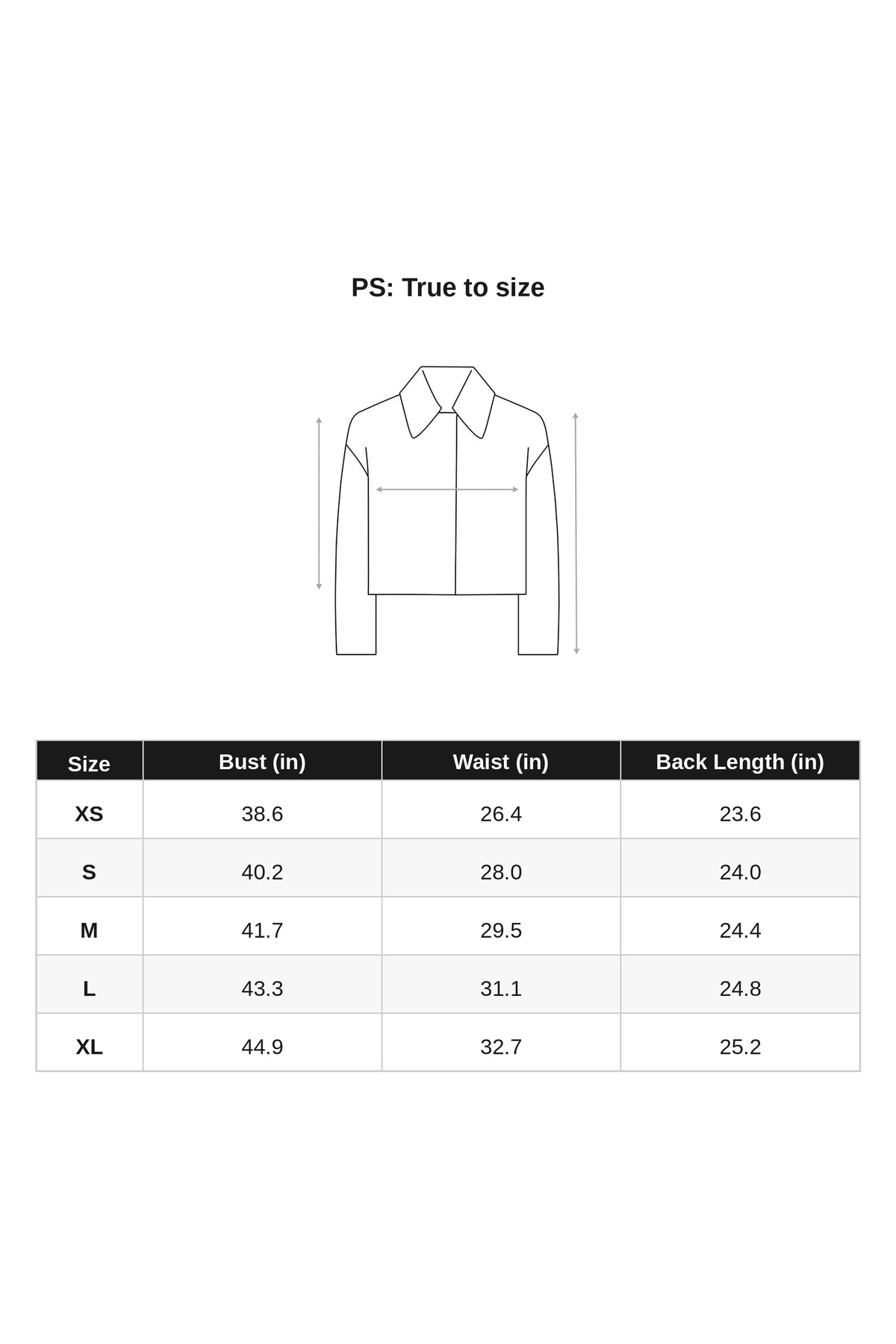 N27KN5401 size chart