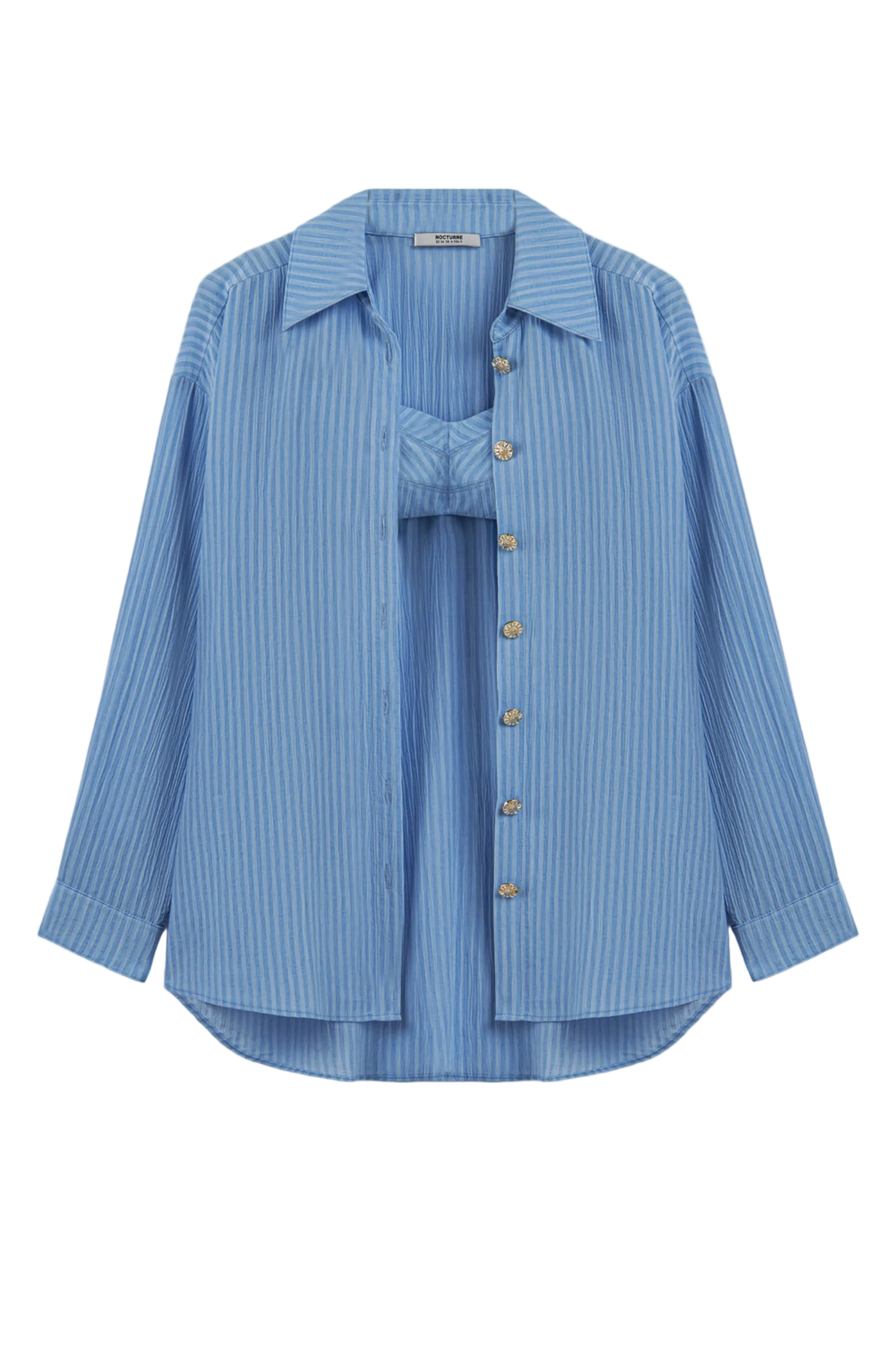 Bustier-Detail Shirt