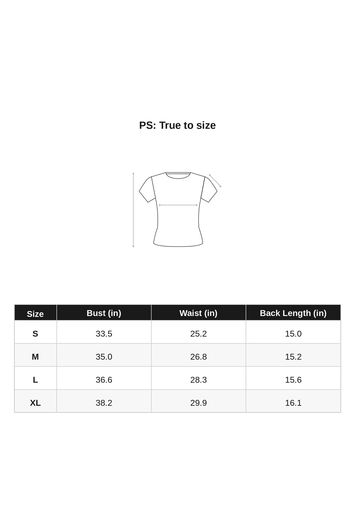 N27KN19039 size chart