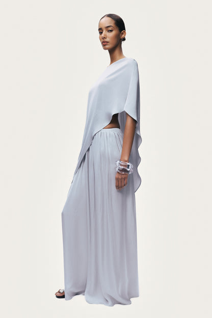 Asymmetric-Detail Blouse