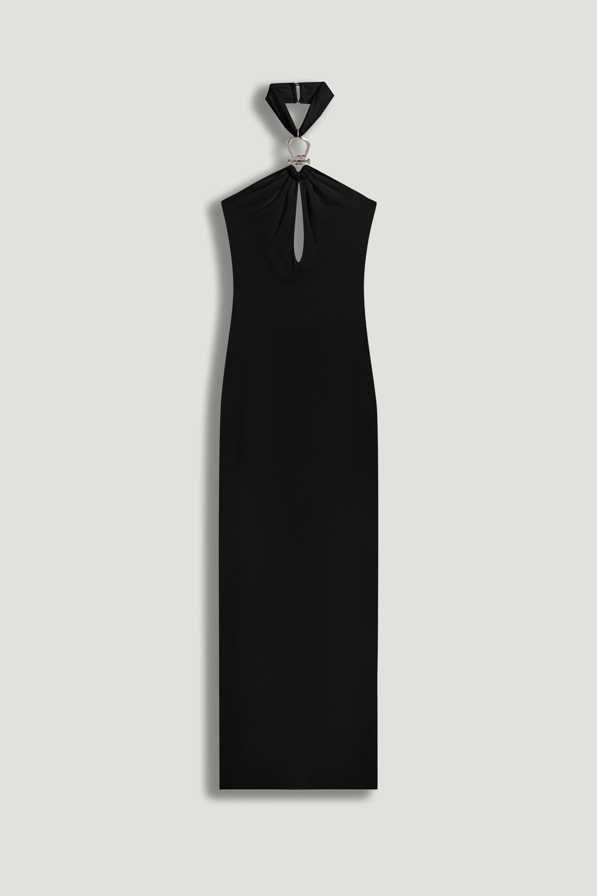 Cut-Out Detail Embellished Maxi Dress