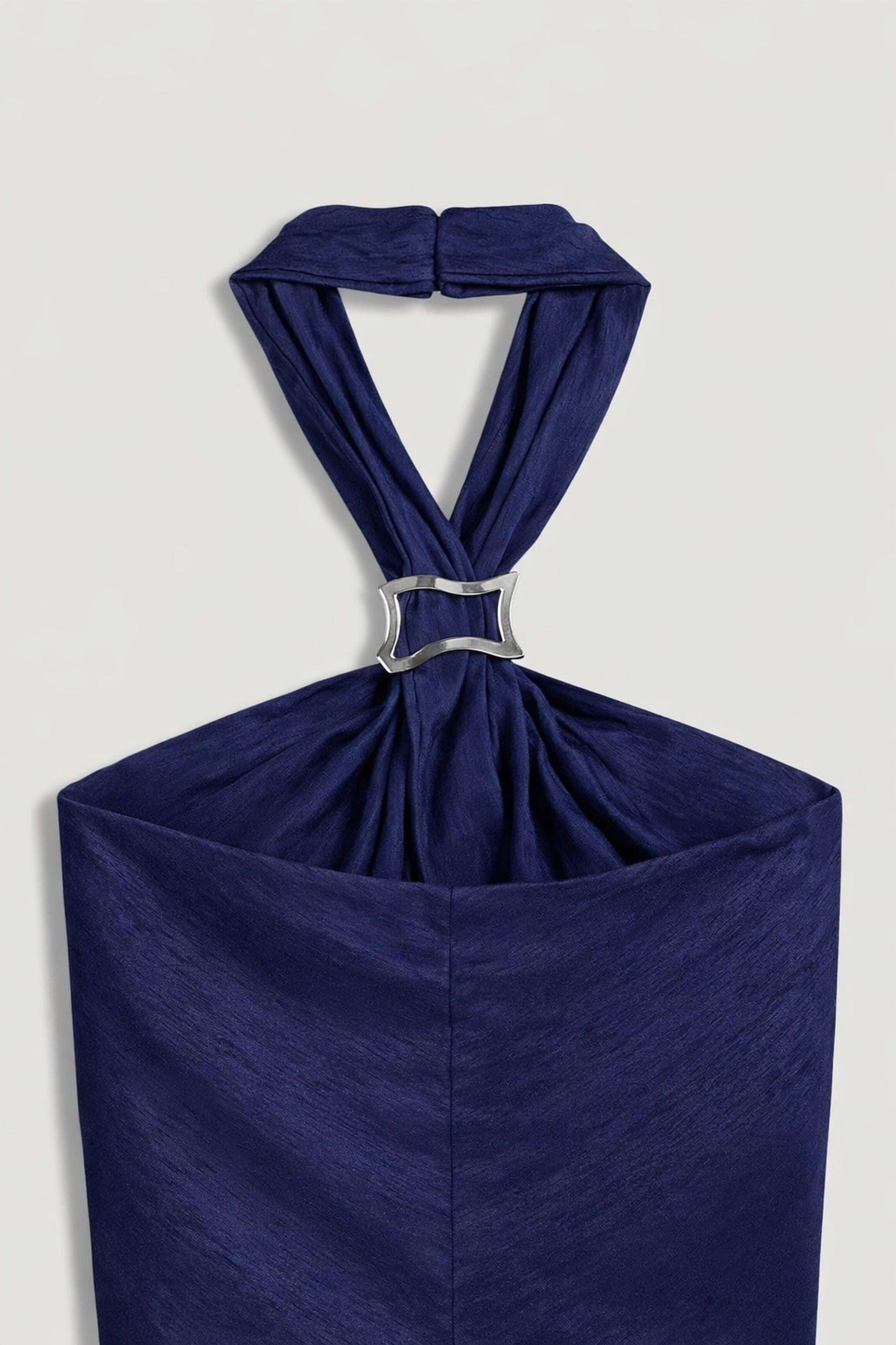 Embellished Halter-Neck Bustier Top