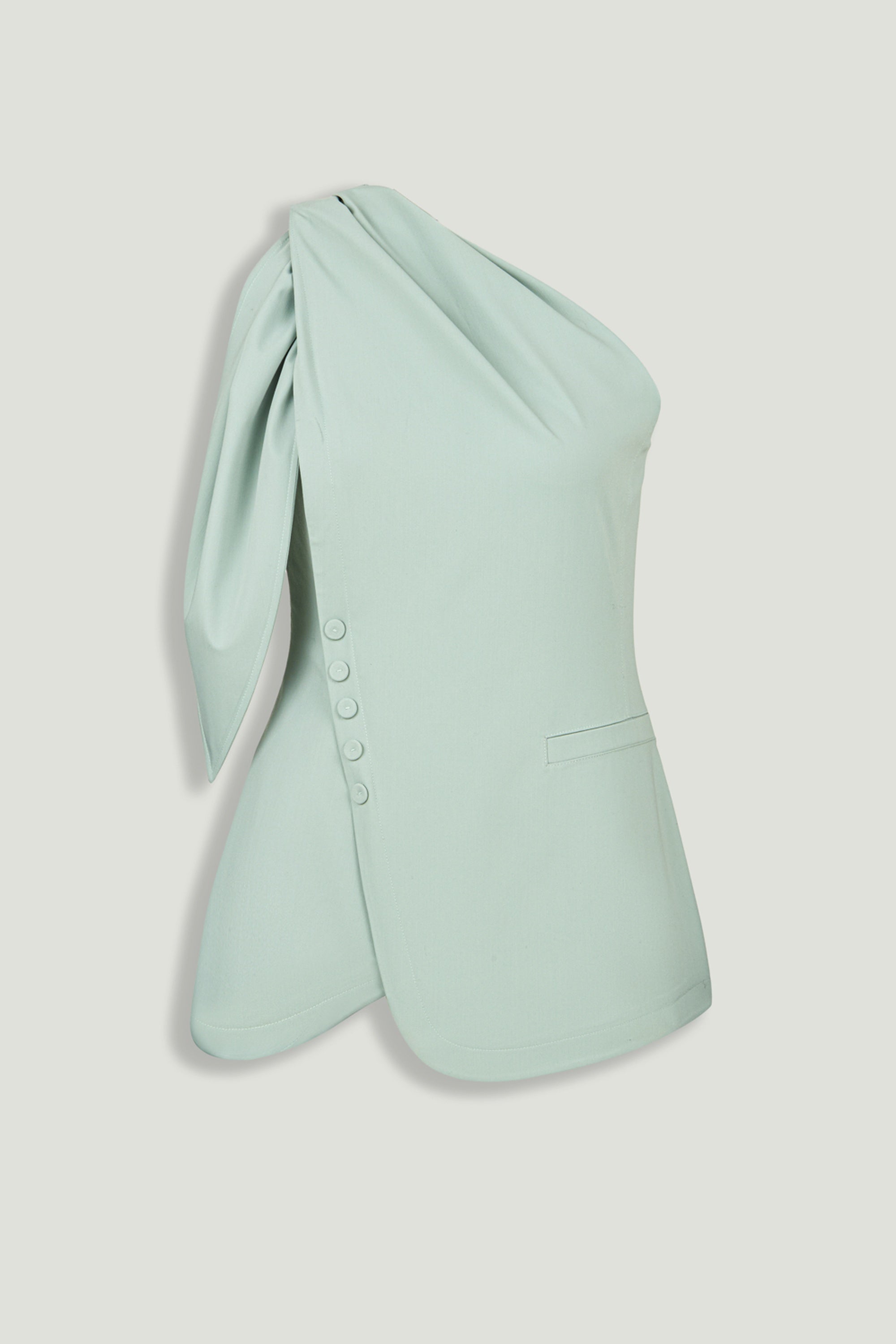 Shoulder-Tie Blouse