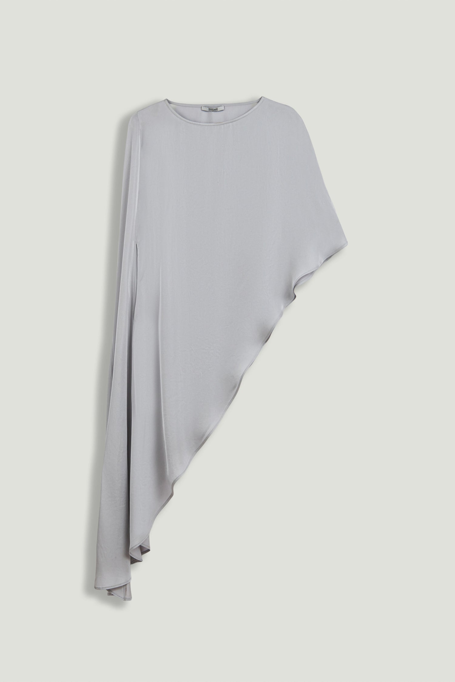 Asymmetric-Detail Blouse