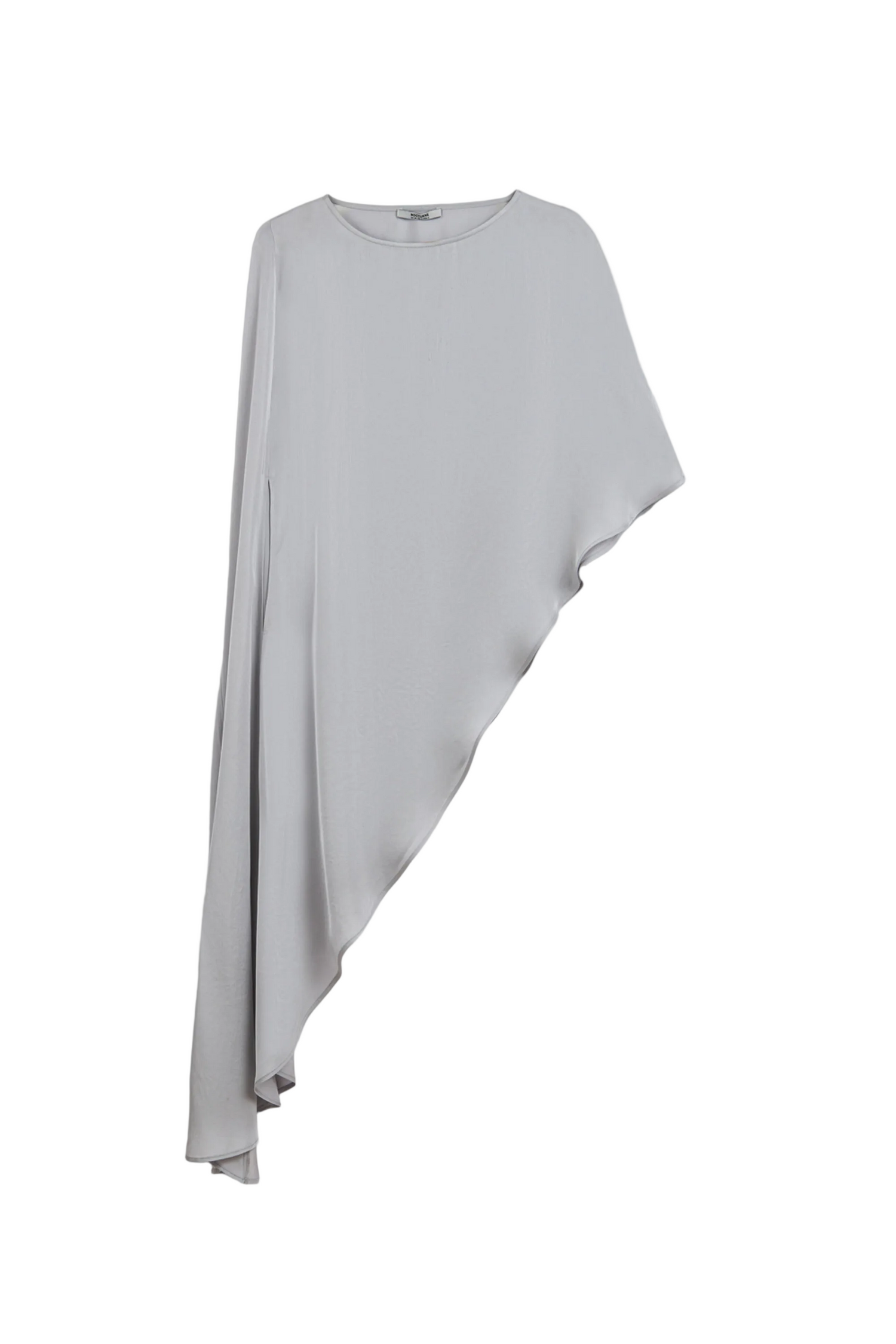 Asymmetric-Detail Blouse