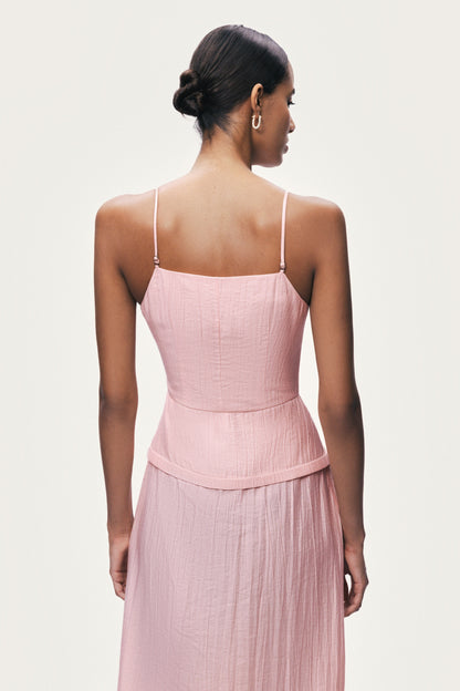 Spaghetti Strap Midi Dress
