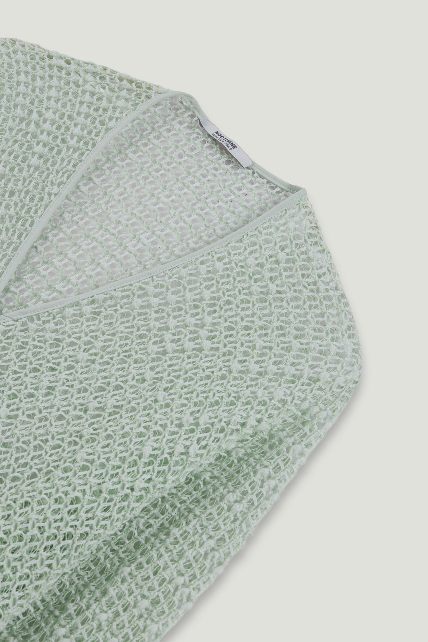 Wrap Mesh Blouse