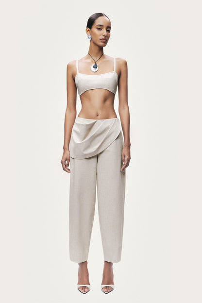 Waist-Panel Trousers