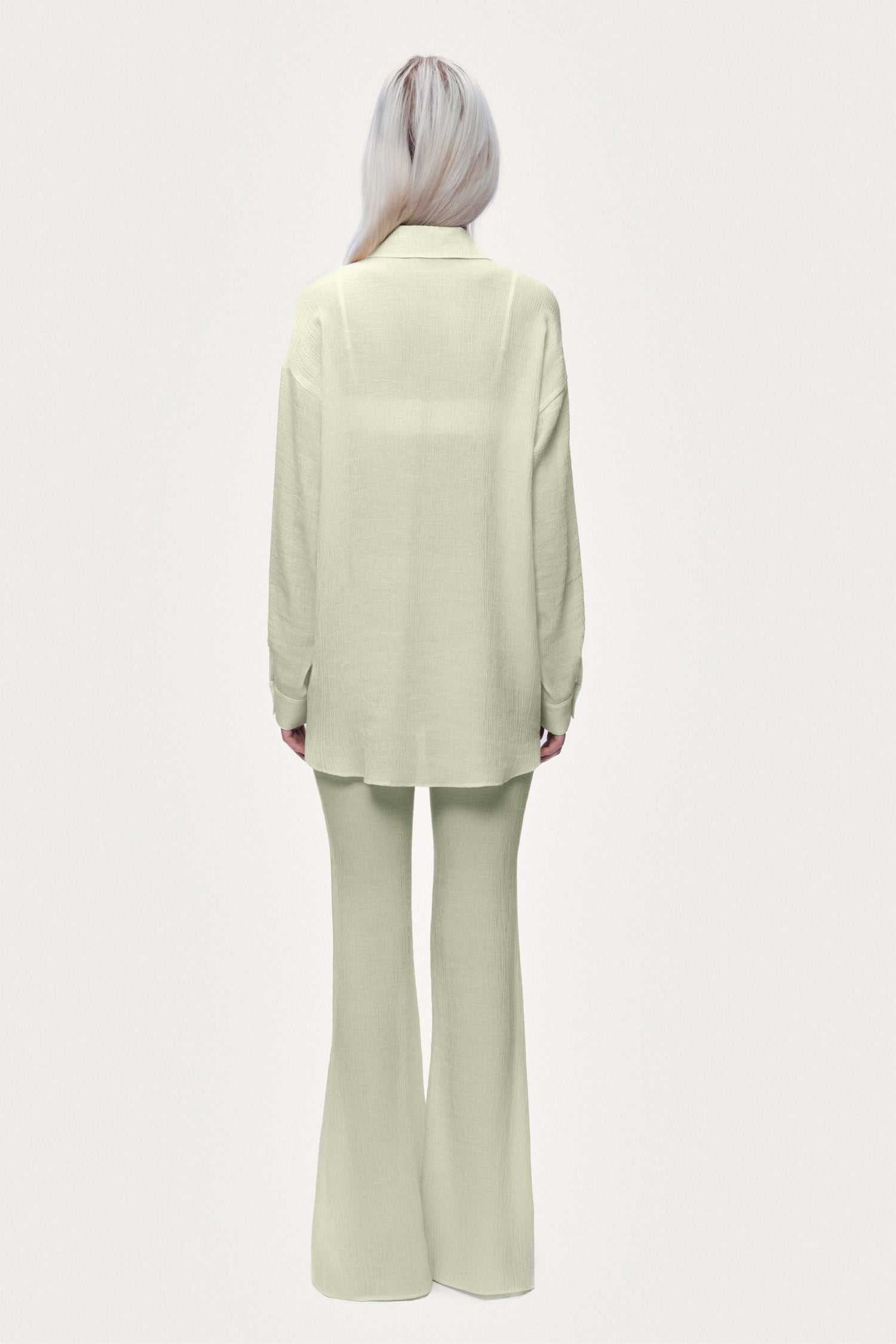 High-Waist Flare Trouser