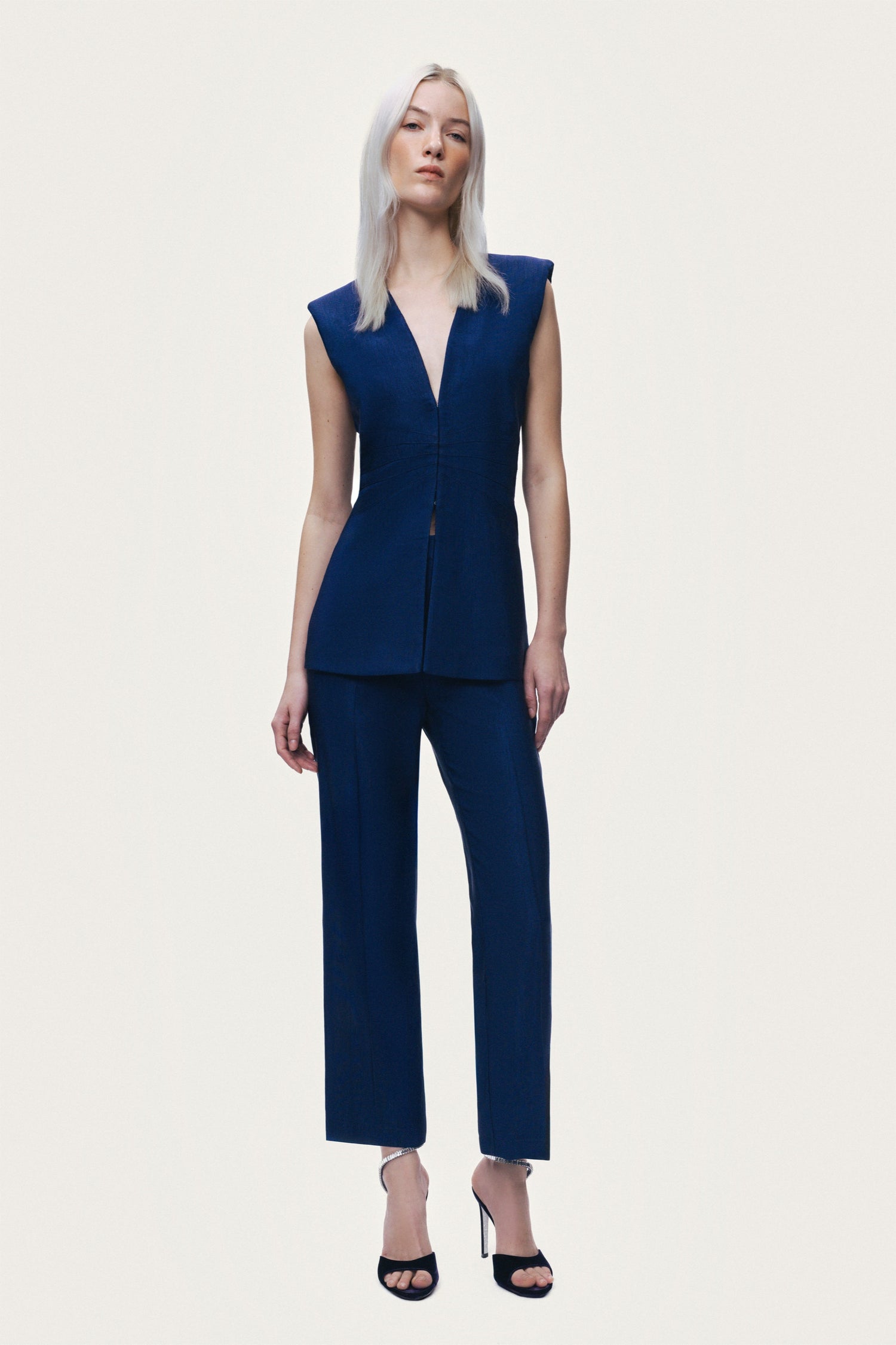 Padded V-Neck Vest