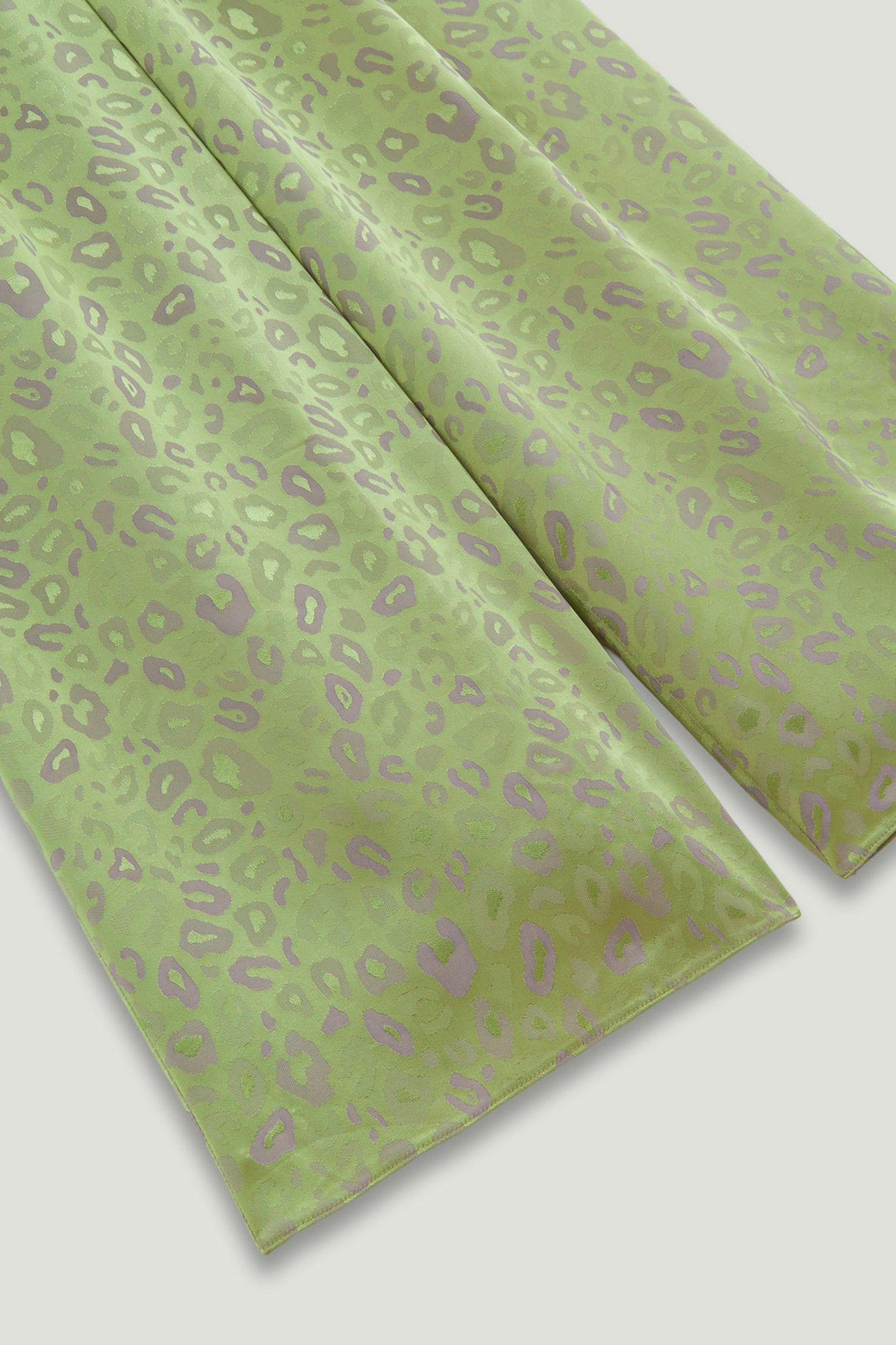 Printed Wide-Leg Trousers