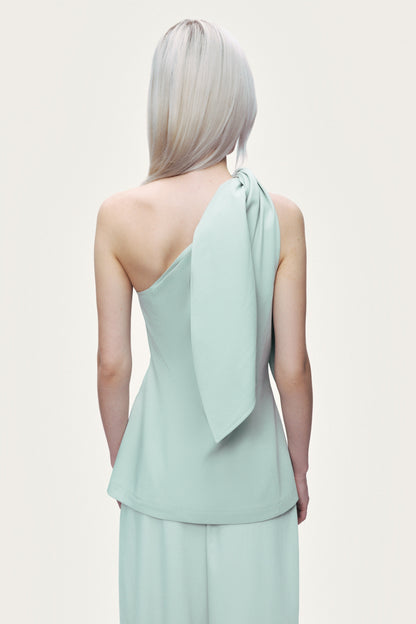 Shoulder-Tie Blouse