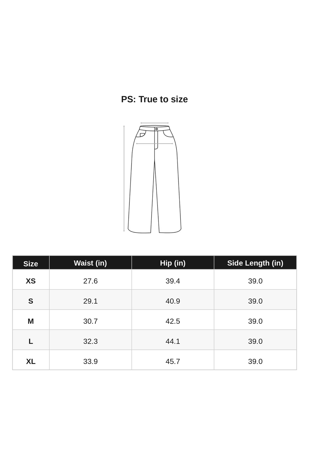 N27KN3575 size chart