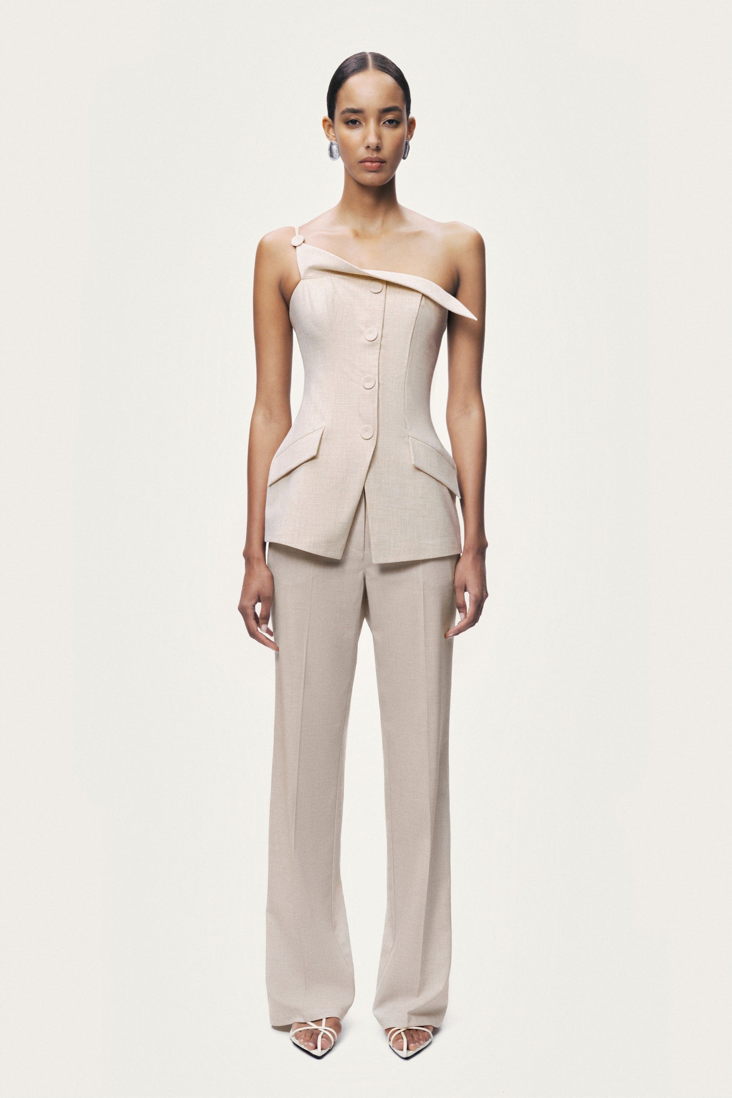 Straight-Leg Trousers