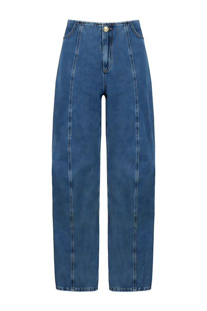 Front Handle Balloon Jeans (Final Sale)