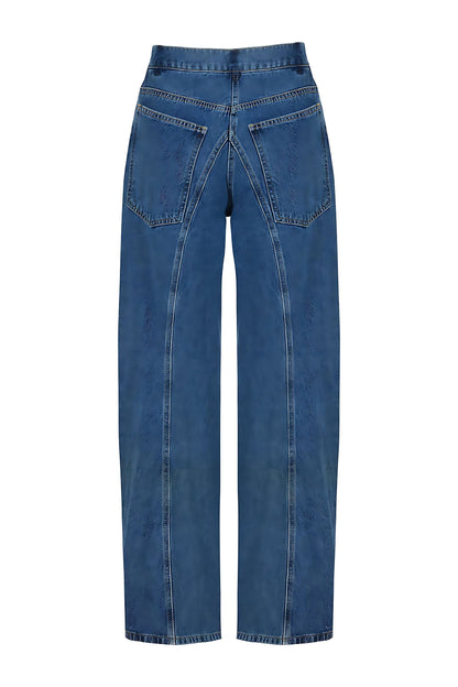 Front Handle Balloon Jeans (Final Sale)