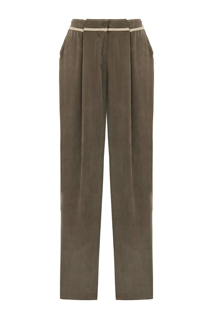Pleated Palazzo Pants (Final Sale)