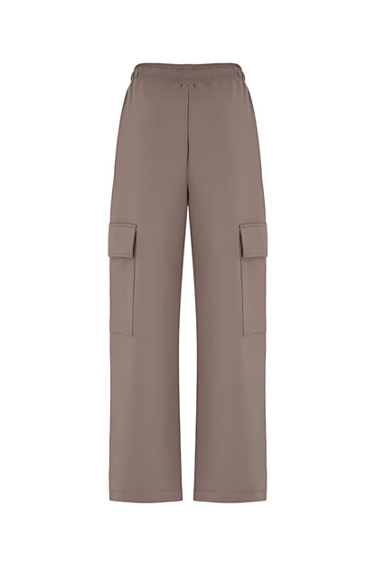 Elastic Waist Cargo Pants (Final Sale)