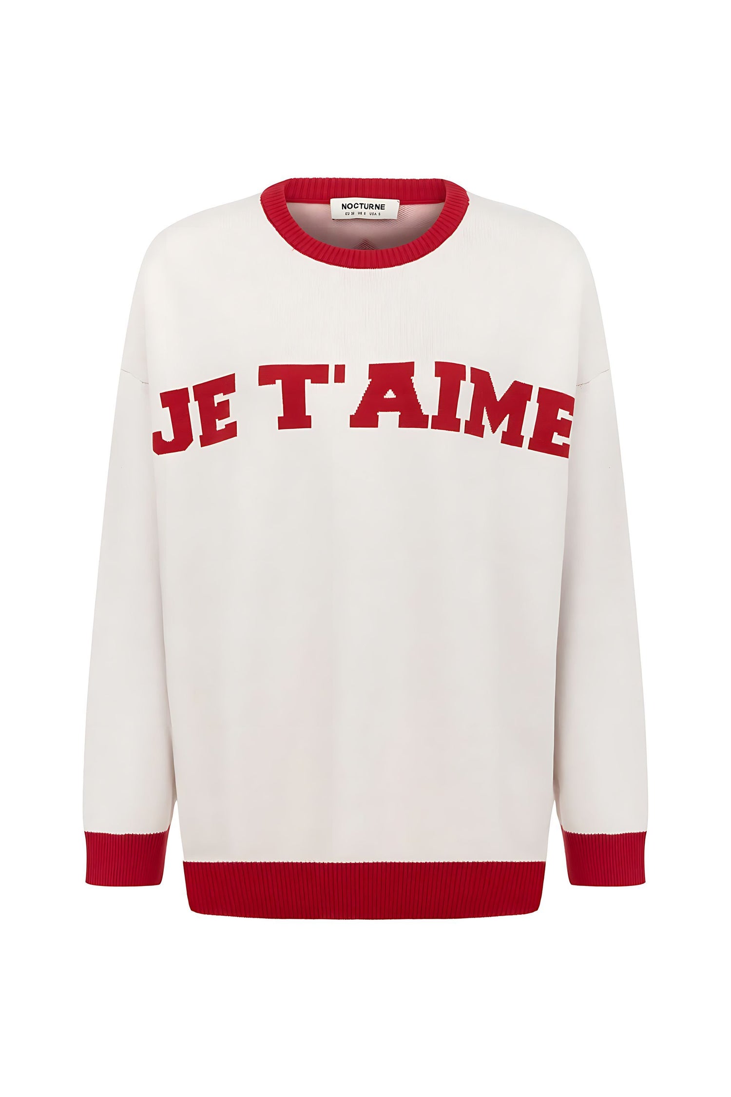 Logo Printed Knit Sweater