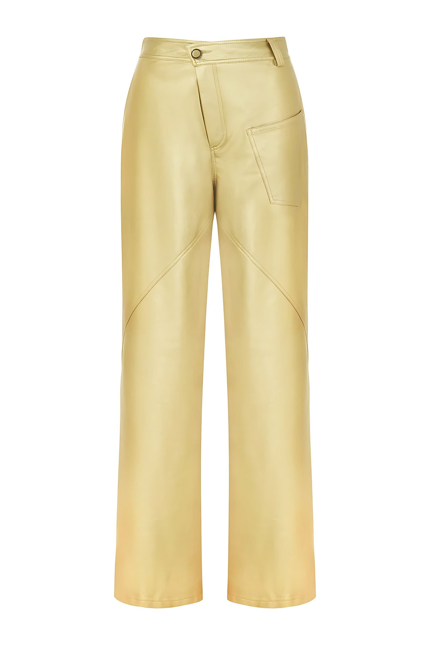 High Waist Faux Leather Pants