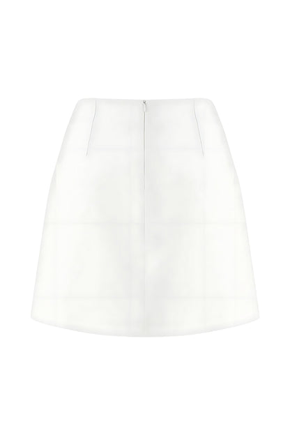 Eyelet Detailed Mini Skirt